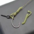 30pcs Carp fishing Accessories D Rig kickers hooks line aligners sleeve anti tangle sleeve for hair
