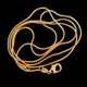 Hot New Snake Chain 18K gold color Necklaces 16/18/20/22/24/26/28/30 Inches Women Men high quality