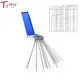 Torch Tip Cleaner Gas Welding Brazing Cutting Torch Tip Cleaner 14Pcs Set Guitar Nut Needle Files