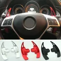 2Pcs Aluminum Car Steering Wheel Paddle Shift Extension Shifter For Mercedes Benz A B E R M GLK SLK