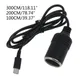 USB C PD Male to 12V 60W Car Cigarette-Lighter Socket Female Converter Cable for 12V Car Powered