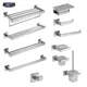 Stainless Steel Bathroom Accessories Brushed Nickel Towel Rack Toilet Paper Holder Towel Bar Hook