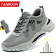 Work Safety Shoes Men Safety Boots Anti-smash Anti-stab Work Shoes Sneakers Steel Toe Shoes Male