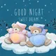 25cm Kawaii Teddy Bear Musical Light Plush Dolls Pat Lamp Sleeping Comfort LED Night Light Appease
