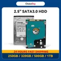 Used 2.5" SATA3 HDD Laptop Notebook Internal 250GB 320GB 500GB 1TB HDD Hard Disk Drive 5400-7200RPM