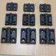 10PCS 3030 Profile Industry Cabinet European Standard ABS Black Hinge