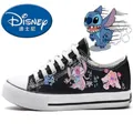 Disney Lilo & Stitch Canvas Shoes 2023 New Couple Sport Shoes Women Print Sneakers Men Tennis Shoes