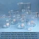 High-quality 1set Lab Borosilicate GLass beaker all sizes chemical Form Borosilicate 3.3 Glass with