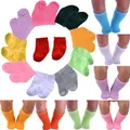 A Pair Of Solid Color Socks For 18-inch American Doll & 43cm Doll Doll Accessories For New Born Baby