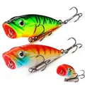 Banshee 45mm 3.3g Mini Popper Fishing Lure Hard Bait Artificial Poper Topwater Bass Trout Pike