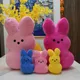38cm 15cm peeps plush bunny rabbit peep Easter Toys Simulation Stuffed Animal Doll for Kids Children