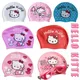 Sanrio Hello Kitty Swimming Caps Cartoon Diving Hat Kid High Elastic Waterproof Silicone Ear Long
