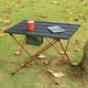 Outdoor Camping Table Portable Foldable Desk Computer Bed Ultralight Aluminium Hiking Climbing