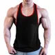 Men Gym Singlet Stringer Muscle Tank Tops Fitness Sport Shirt Y BACK Racer Workout Vest