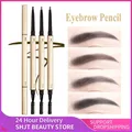 Double Head Eyebrow Pencil Long Lasting Waterproof 5 Colors Eye Brow Pen Tint Mascara Enhance