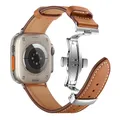 Leather Strap For Apple watch band 45mm 44mm 49mm 40mm 41mm 45 mm watchband bracelet belt correa