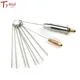 Nozzle Cleaner Gas Welding Brazing Cutting Torch Tip Cleaner 10Pcs Set 0.6mm-1.3mm Guitar Nut Needle