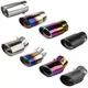 Car Exhaust Systems Muffler Silver black Burnt Blue Colorful Exhaust Muffler Tip Stainless Steel