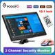 Podofo 10.1" LCD HD Monitor Mini TV & Computer Display Color Screen 2 Channel Video Input Security