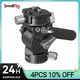 SmallRig Lightweight Fluid Video Head 360° Swivel with a Removable Telescopic Handle Adjustable