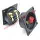 1pc WP2-27 2 Positions Audio Socket ABS Square Junction Box High-grade Red and Black Copper Wiring