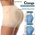 Women 4pcs Pads Hip Enhancers Fake Ass Butt Lifter Shapers Control Panties Padded Slimming Underwear