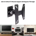 1Set 14-24Inch TV Mounts LCD LED Monitor Wall Mount Bracket Fixed Flat Panel TV Frame Support 180