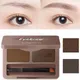 2 Color Eyebrow Powder Waterproof Sweatproof Long-lasting Eyebrow Makeup Palette Color Fast with A