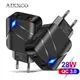 AIXXCO USB LED Quick Charge 28W USB Charger QC3.0 2A Fast Wall Charger Mobile Phone Charger for