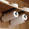 Kitchen Self-Adhesive Roll Rack Paper Towel Holder Tissue Hanger Rack Nail-Free Cabinet Shelf