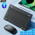 Bluetooth Wireless Keyboard Mouse For IOS Android Windows Tablet For iPad Air Mini Pro Spanish