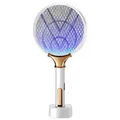 2 In 1 Mosquito Killer USB Rechargeable Electric Fly Zapper Swatter Seduction Trap Lamp 3000V
