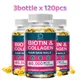BBEEAAUU Collagen Biotin Capsule Biotin for Hair Growth Strong Hair Dry Hair Follicle Repair Skin
