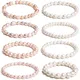 Natural Freshwater Pearls Bracelets Women 2023 Bangles Handmade White Baroque Pearls Beads Elastic