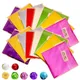 100pcs Square Aluminum Foil Wrappers Colorful Package for Sweets Candy Chocolate Lollipops