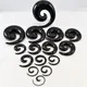 12Pcs Acrylic Spiral Ear Plug Stretching Tapers Body Jewelry Wholesale Acrylic Ear Tapers Fake Ear