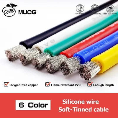 Silicone cable blue wire 18 awg car Automotive wires electrical electric cables 8awg 10awg 12awg