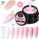 BORN PRETTY 15/30ml Extension Gel Nail Polish Pink Nude Hard Acrylic Natural Color Fibre Glass UV