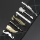 Men's Metal Tie Clip Luxury Airplane Beard Sword Dinosaur Pen Guitar Shape New Design Fashion