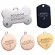 Free Engraving Pet ID Tag Stainless Steel Dog Cat Name Tags Collar Accessories Pendant