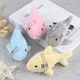 12CM Keychain Gift Shark Plush Stuffed TOY DOLL Kids Small Mini Cute Marine Animals Plush Toys