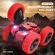 Double-Sided Stunt Car 360 Degrees Rotating Roll Over High-Speed Car Lights Children's Stunt Driving