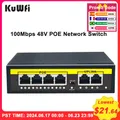 KuWFi POE Switch 48V 100Mbps Wifi Smart IP Switch 4/8 Ports POE Standard RJ45 Injector Switcher for