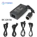 AC/DC 220V to 12V 5A Car Cigarette Lighter Power Converter Charger Transformer Adapter Socket Car