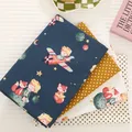 New Cute Fox Boy Stars Printed Cotton Fabric For Sewing Craft Cloth Quilting Baby Dress Tecido Diy