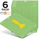HTVRONT 6&3 Pack 12x12in Green PVC Adhesive Cutting Mat Base Plate Pad for Cricut Explore