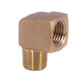 1/8" 1/4" 3/8" NPT Female To Male Elbow 90 Degree Brass Block Pipe Fitting Coupler Connector Water