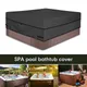Universal Hot Tub Dust Cover 210D Waterproof Oxford Bathtub Cover Furniture Protector Dust Cover