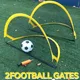2In1 Portable Soccer Football Goal Net Folding Training Gate Net for Kids Outdoor Sport Toy Lawn