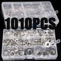 1010pcs Stainless Steel Washer Set M2 M3 M4 M5 M6 M8 M10 M12 Washer Flat Washers Ring Plain Washer